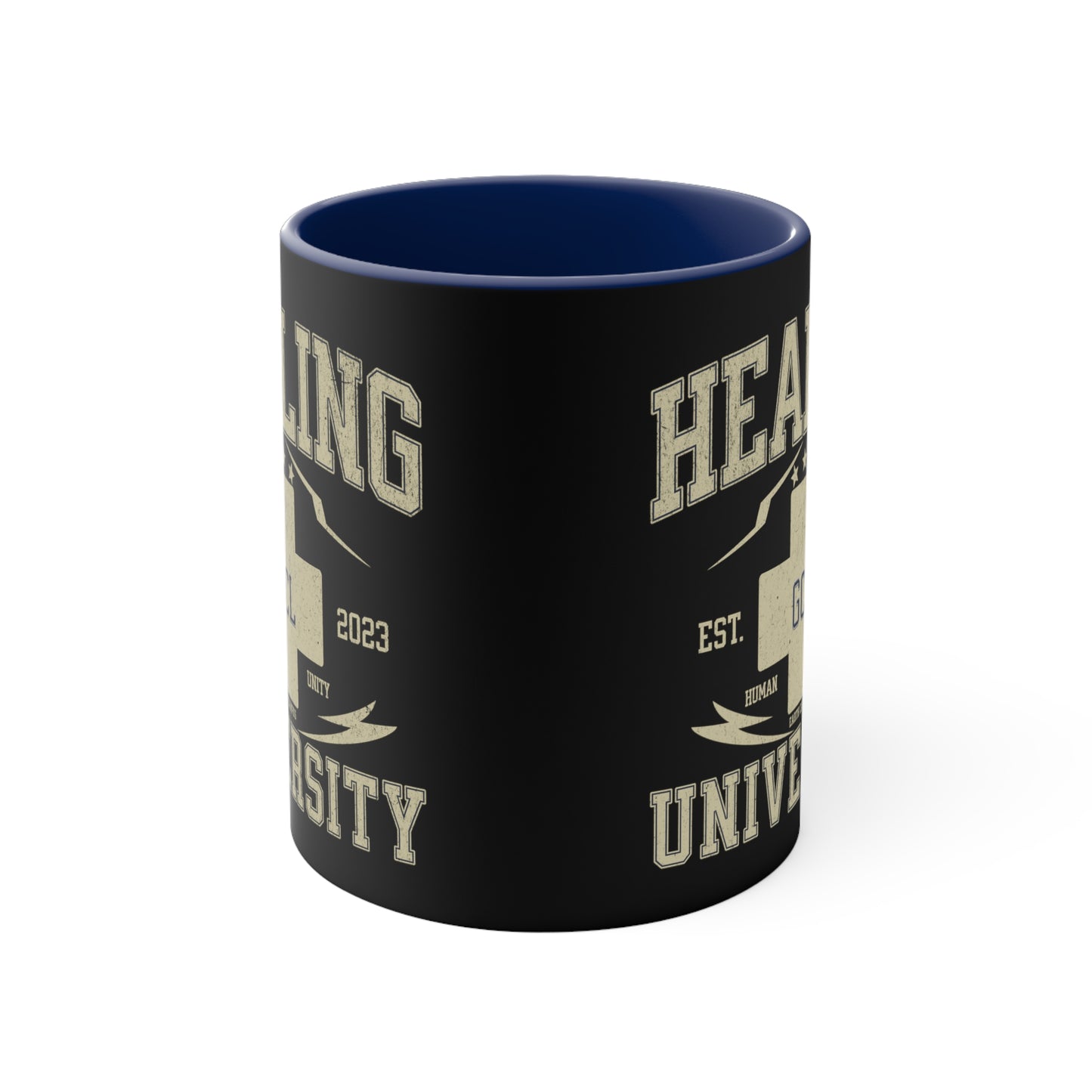 Healing University Mug, "Healing Art" Series, Social Commentary, Custom Coffee Mug